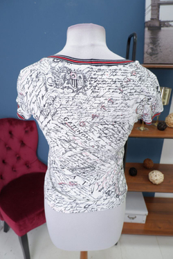 Футболка Gattinoni с принтом 40 размер