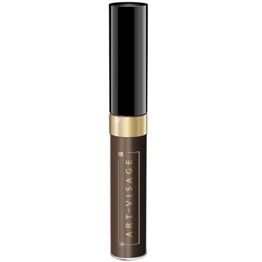 Оттеночный гель для бровей и ресниц Art-Visage Fix&Care - Темно-коричневый