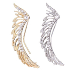 Серьга "Каффа" крылышко, цвет МИКС   1508921