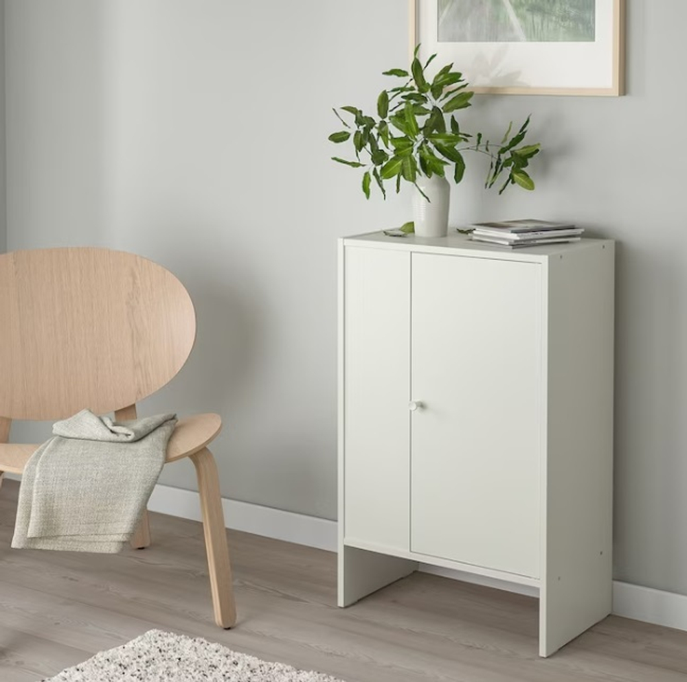 Шкаф с дверью Ikea Baggebo, белый