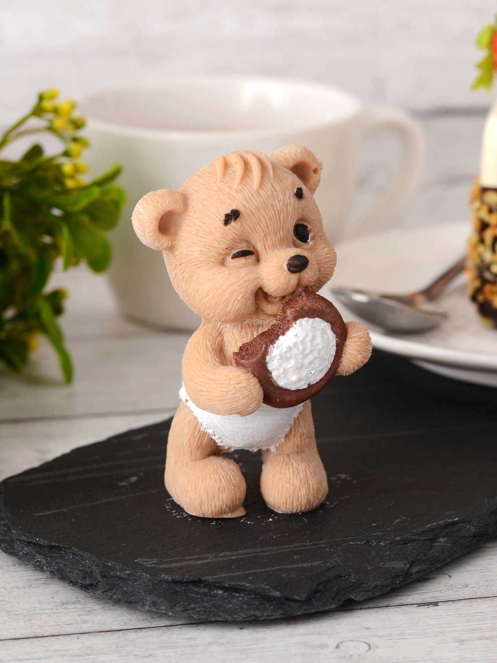 Фигурка на торт "Мишка тапиыжка"