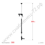 ЗУБР ШТ-4, элевационная распорная наборная штанга-штатив (34950)