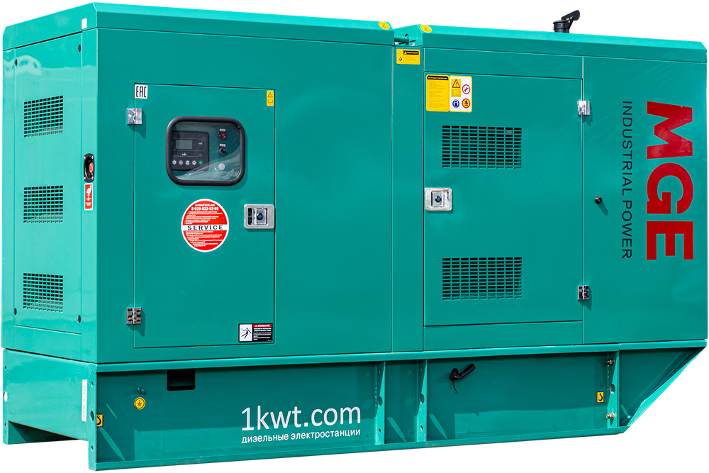 Дизельный генератор MGEp100CS в кожухе