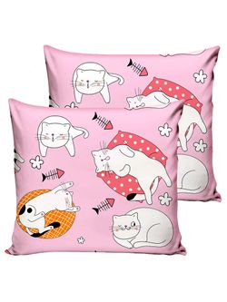 Наволочка комплект 2шт бязь Сказка "Лола" 70x70 см