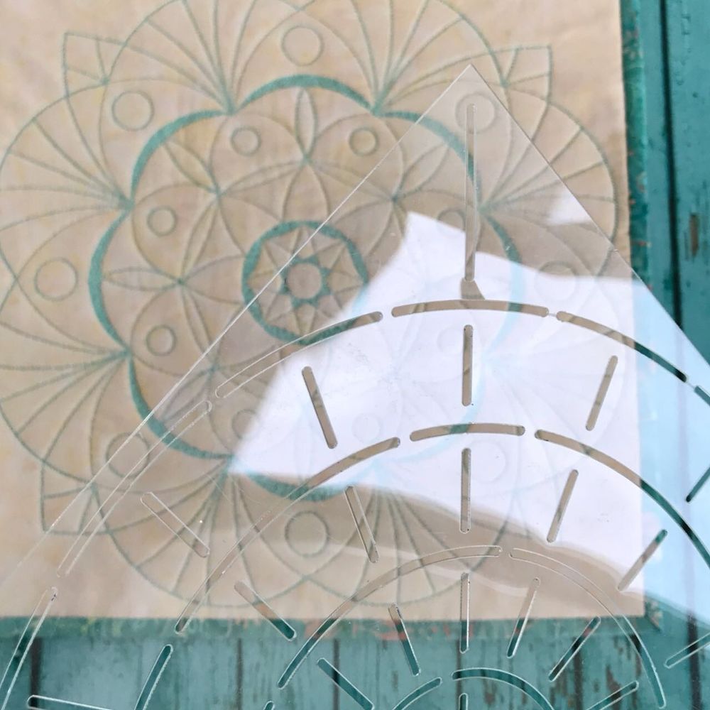 Шаблон для стежки "Мишень" круглая (арт. T39)