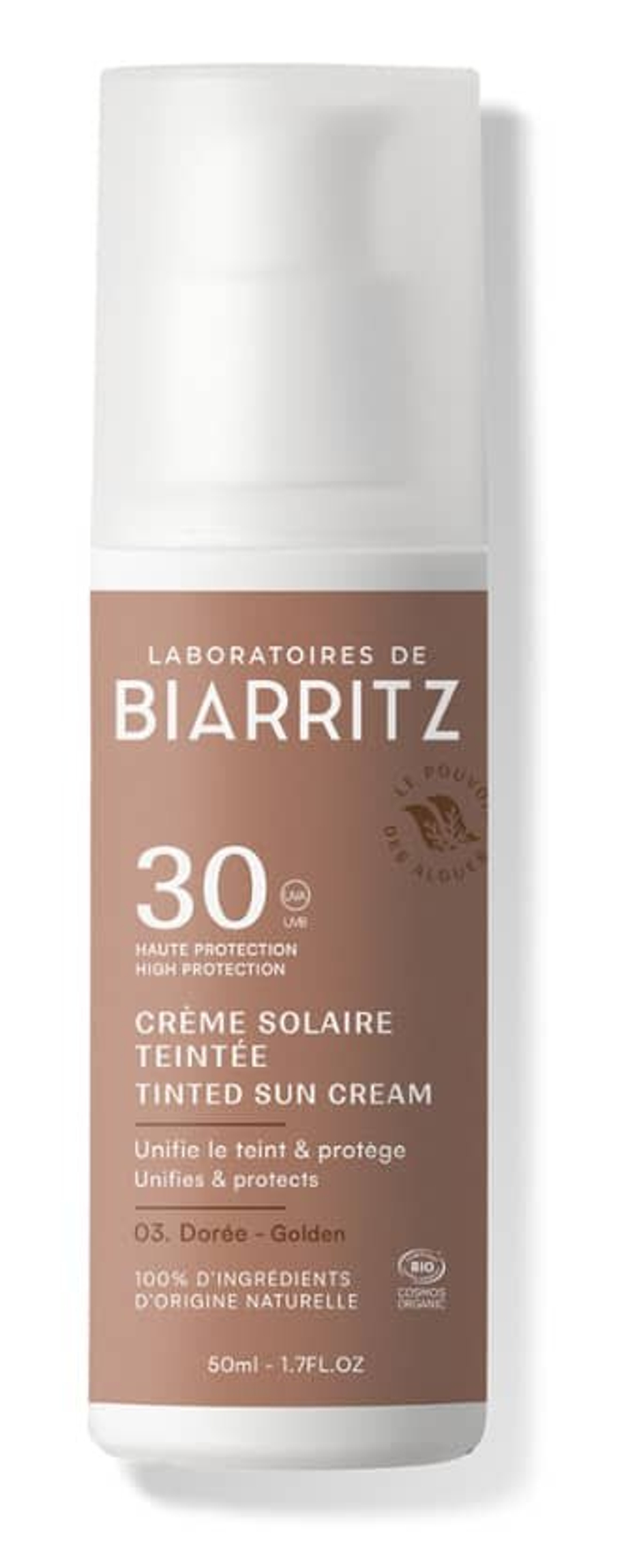 Laboratoires de Biarritz Gold Солнцезащитный крем SPF 30, 50 мл