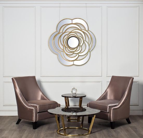 33FS-CT20C05-PG Стол журнальный Dark Emperador  d100*40,6см