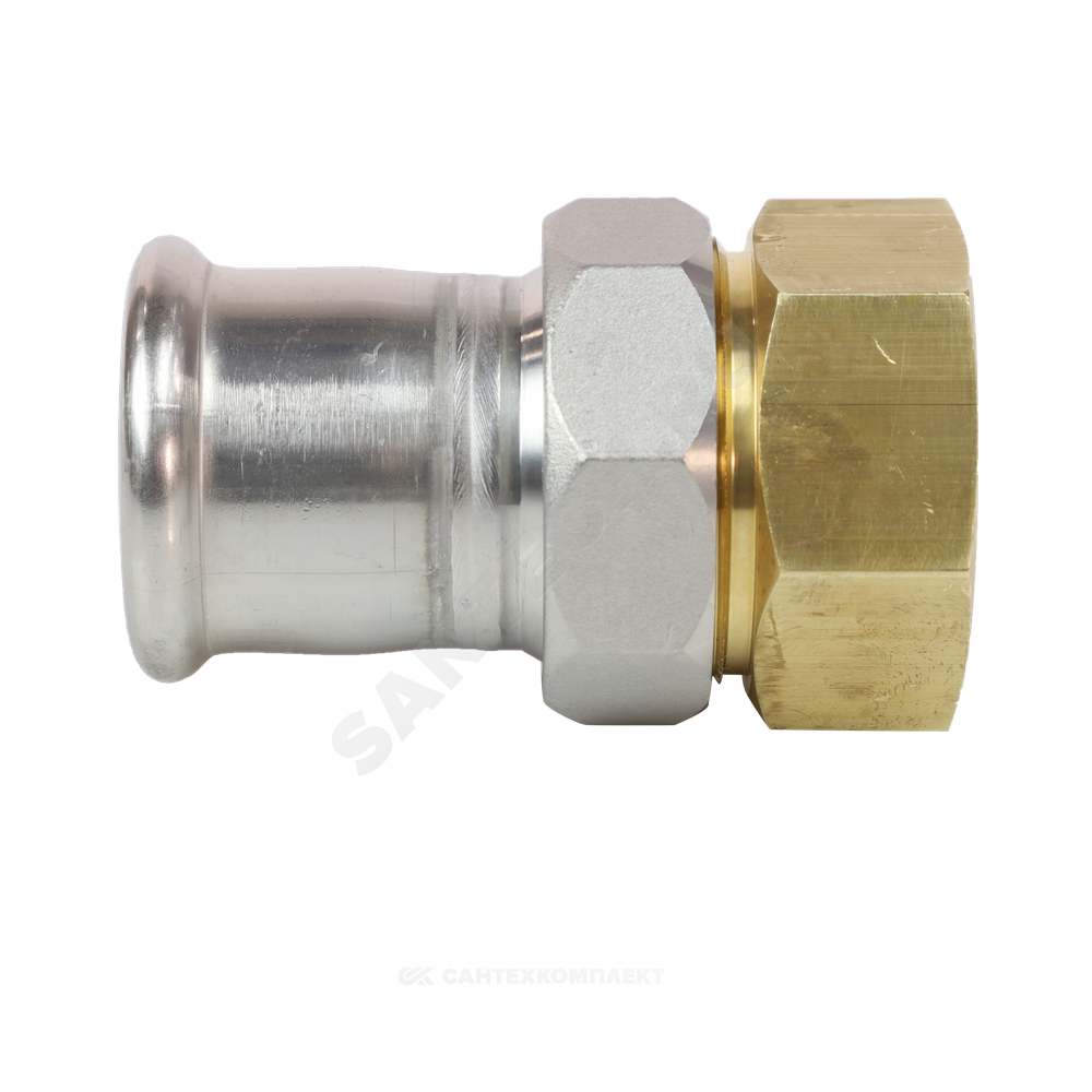 Муфта разъемная сталь нерж AISI 316L Дн 22х3/4" Ру16 пресс/ВР Inoxpres RM 184022003
