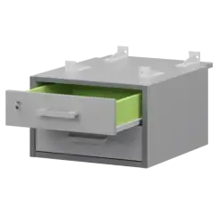 Тумба подвесная для столов на м/каркасе гл.730 мм АМТ2-02М.73  432x546x296 Арго-М