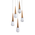 Подвесной светодиодный cветильник Modelux ML.3315.5 GD