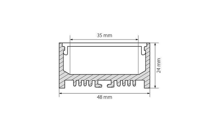 Профиль Arlight ARH-LINE-2448-2000 ANOD 018684