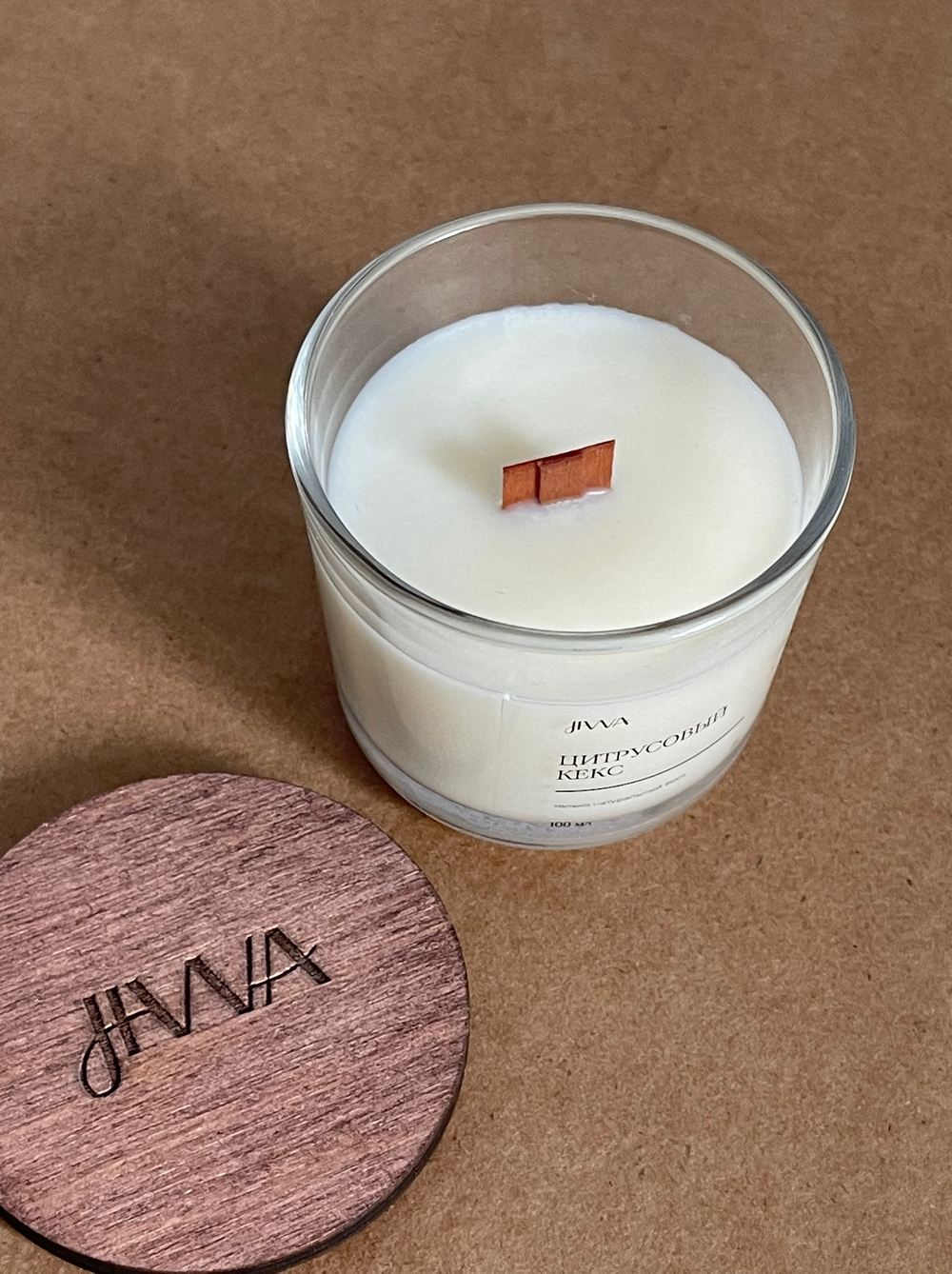 Свеча натуральная ароматическая JIWA 100 мл - Цитрусовый кекс