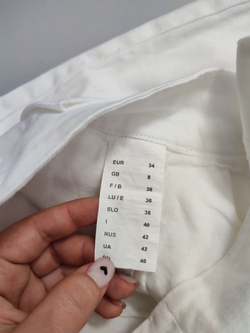 Юбка белая с бантом 42 размер