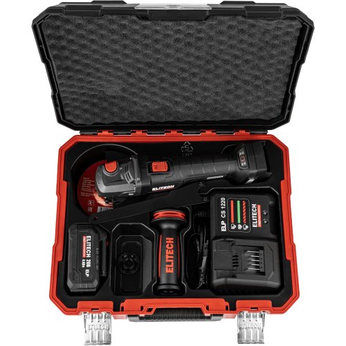 УШМ ELITECH CAG 2012BL (E2213.074.01) аккумуляторная