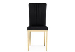 Стул на металлокаркасе Rek black / gold