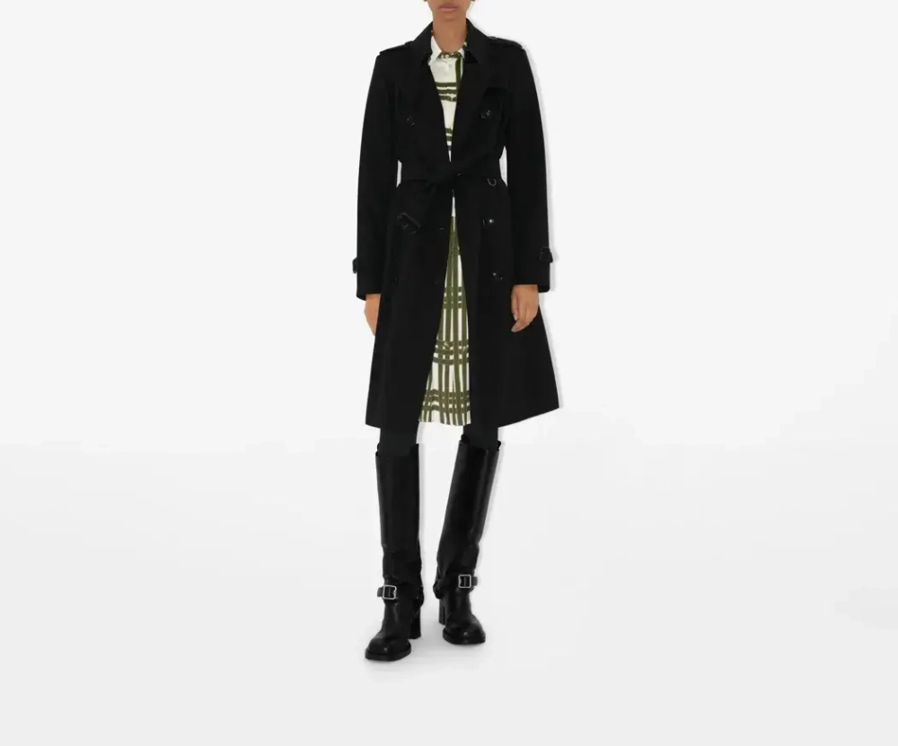 Длинный тренч Chelsea Heritage с подкладкой Burberry Check