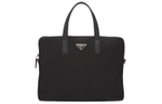 PRADA Saffiano Leather Briefcase, Handbag Men"s Black