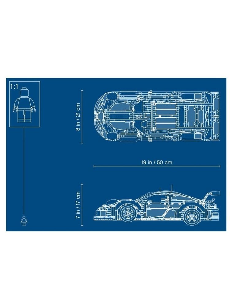 Конструктор LEGO Technic 42096 Porsche 911 RSR