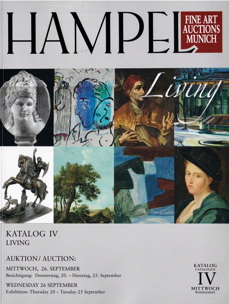 Каталог аукциона Hampel, Мюнхен, Большой аукцион искусства от 26 сентября 2018 года