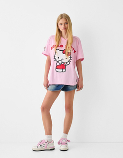 BERSHKA КРОССОВКИ "HELLO KITTY", РАЗНОЦВЕТНЫЙ