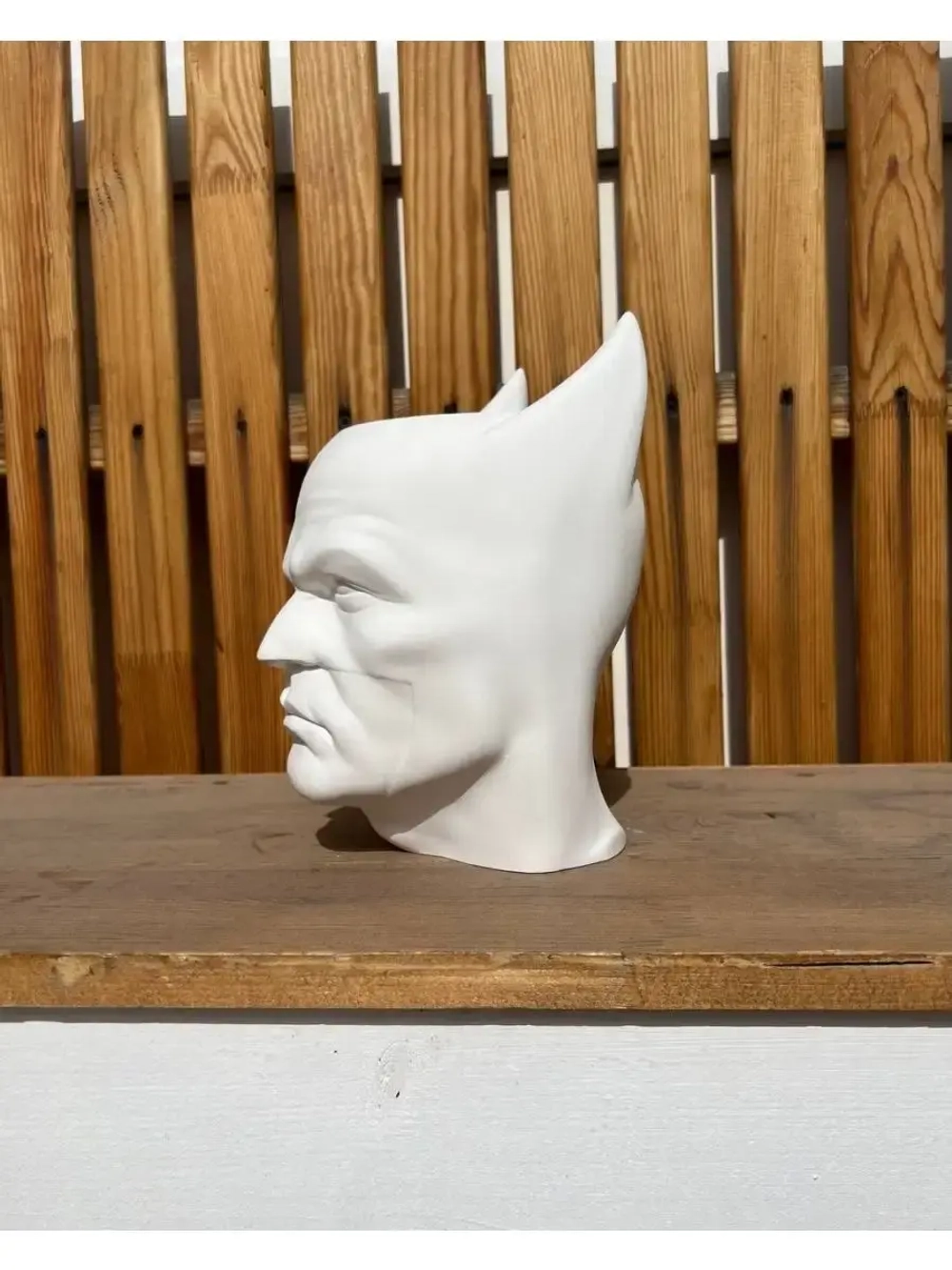 Кашпо для суккулентов дома Голова Статуэтка Бэтмен Ваза