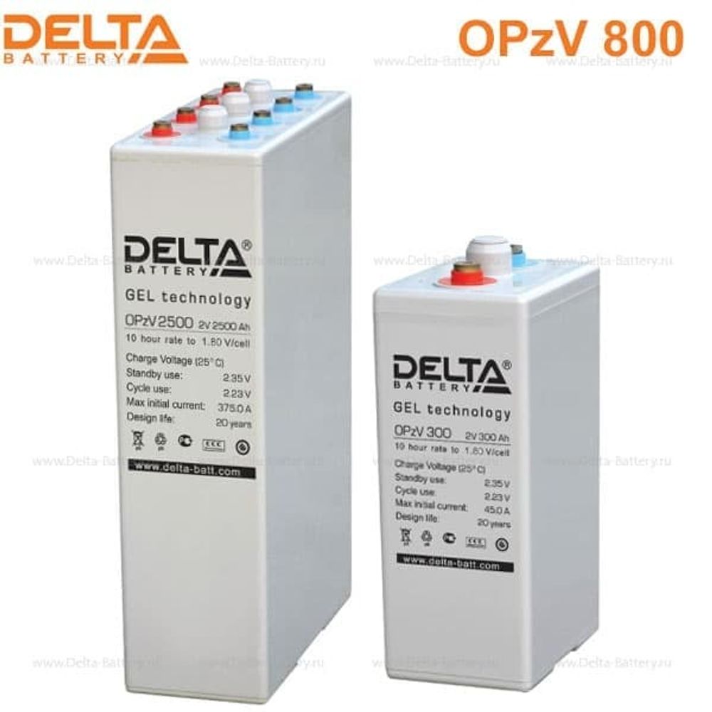 Аккумуляторная батарея OPzV 800 (2V / 800Ah)