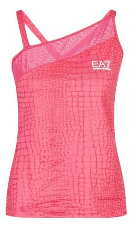 Топ теннисный EA7 Woman Jersey Tank - fancy pink yarrow