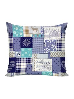 Постельное белье перкаль Сказка "Зимний пейзаж" 1,5-сп Наволочка 50х70 см 1 шт Простынь на резинке 90x200 см Пододеяльник 145x215 см