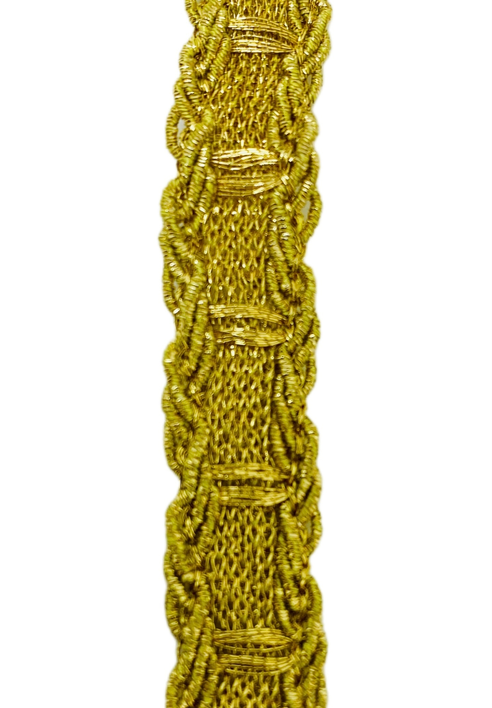 Тесьма метал. 11мм (золото) Греция. 1м