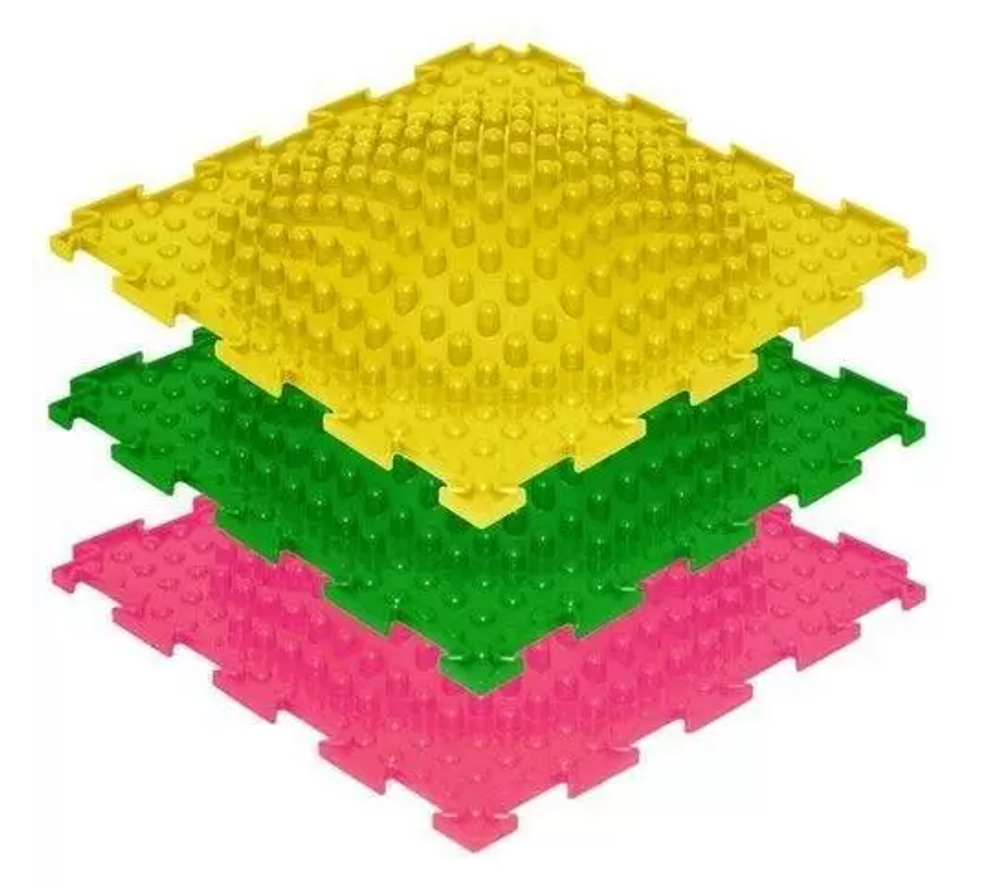 Набор модульных ковриков "Островок" жесткий 3эл. (Ортодон)