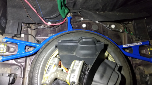 Усилитель жесткости задний скрытой установки Subaru XV 1 (GP)