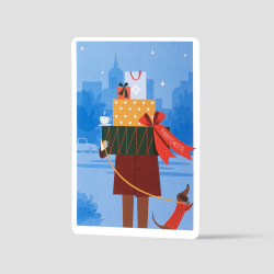 Открытка Farforite «Подарки» в подарочном конверте