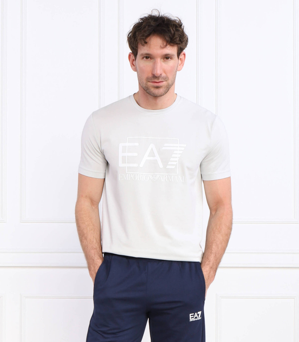 футболка EA7 - серый(3RPT62 PJ03Z)