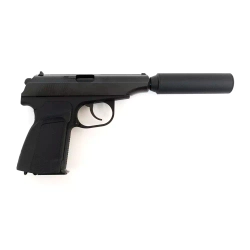 Модель пистолета WE PM с глушителем, Black