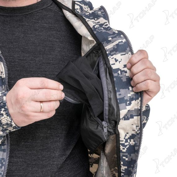 Костюм летний антимоскитный Тайган, цв.серый пиксель р.56-58/182-188 (T-KS-T-GP5072-4XL-2) Helios