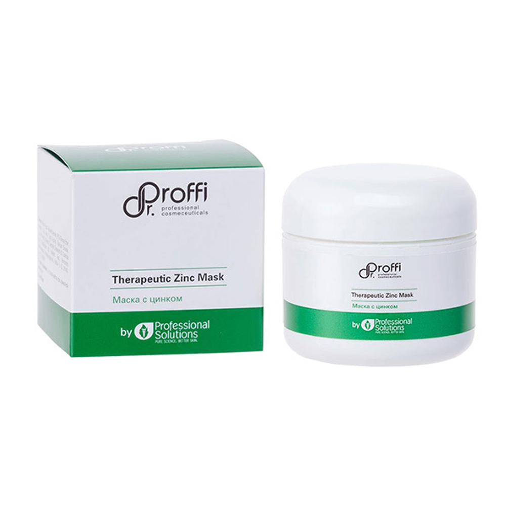 Очищающая маска для ухода за проблемной кожей с Цинком и Серой Doctor Proffi by Professional Solutions Therapeutic Zinc Mask 60мл