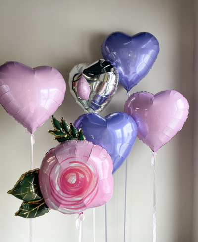 Сет №104 - Роза и большие сердца