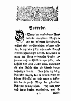Leben Und Besondere Begebenheiten | O.B. Verdion