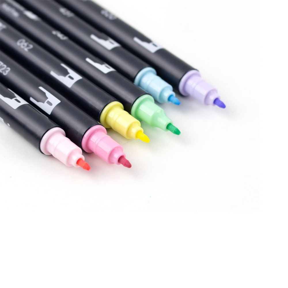 Набор Tombow AB-T Dual Brush 6 Pastel