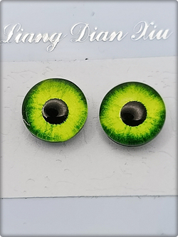 Серьги обманки на магнитах, серия "Глазки" (10мм). Без прокола ушей. Цена за пару. Бижутерия.