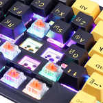 Механическая клавиатура Defender Elf, фиолетовый + желтый