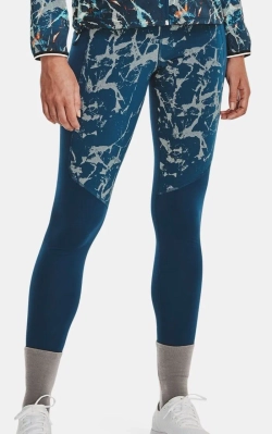 Леггинсы Under Armour Women's UA OutRun The Cold Tights - petrol blue/reflective