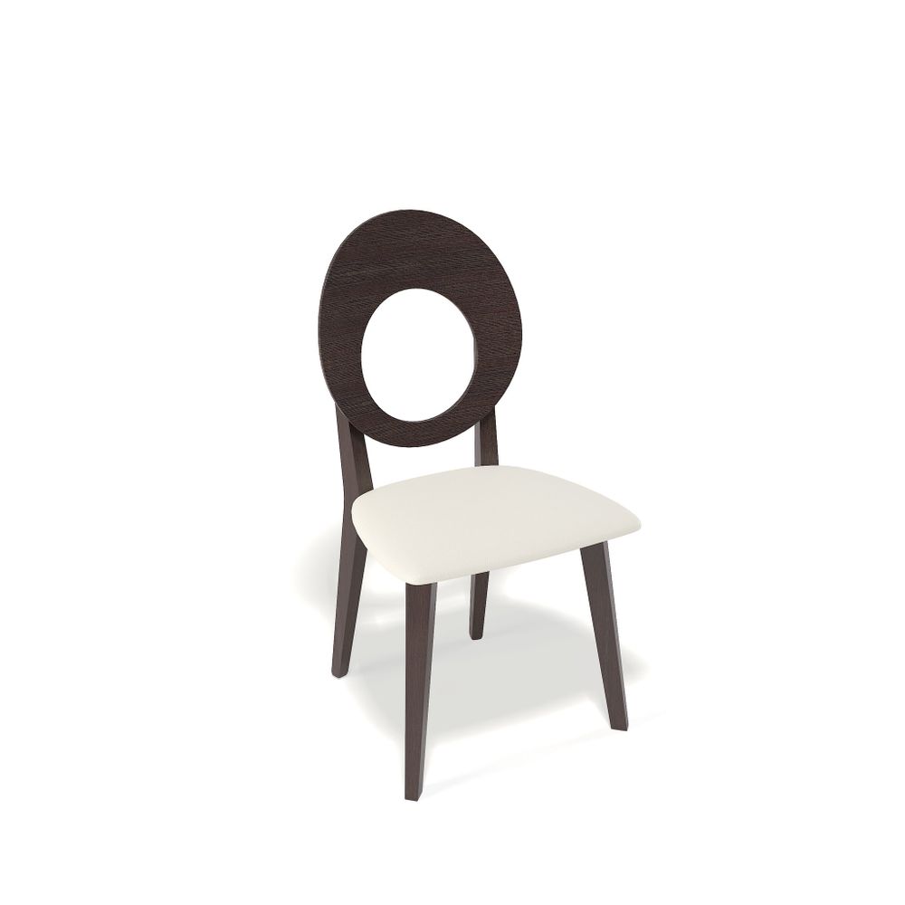 Комплект из двух стульев Kenner 115M, венге - белый