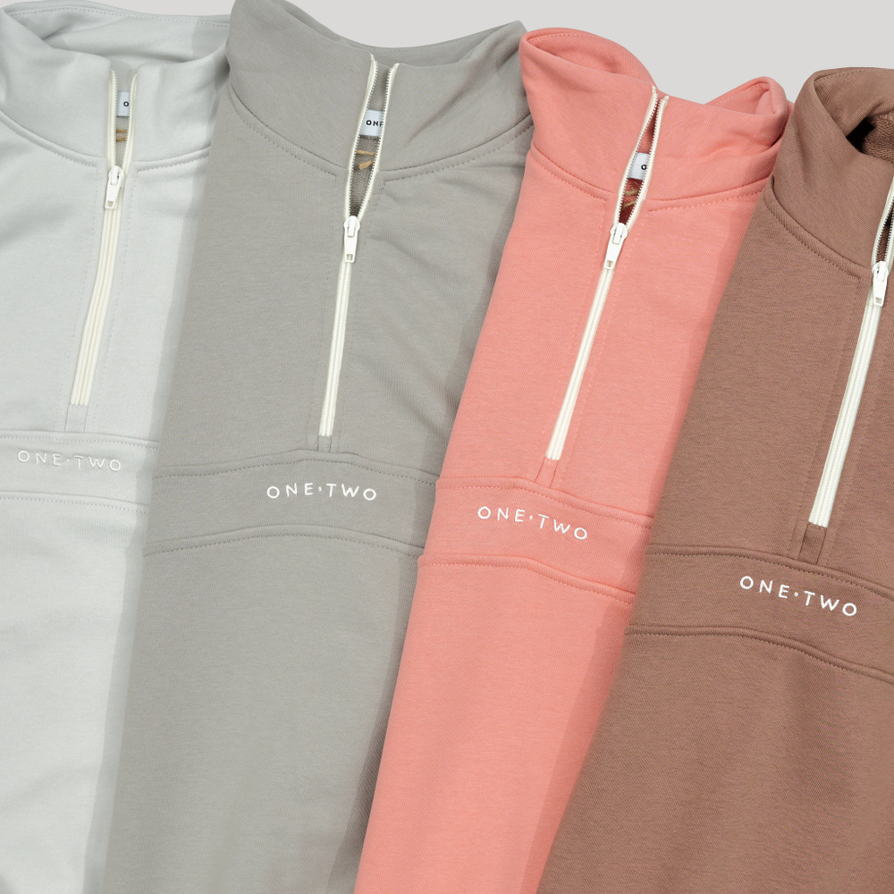 Half-Zipped Sweatshirt LOGO Drizzle