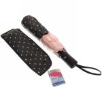 Зонт женский полуавтомат «Ультрамарин - Лагуна», микс 6 цветов, 8 спиц, d-100см, длина в слож. виде 28см, голубые цветы