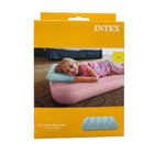 Подушка для шеи надувная Intex 68676 Travel 43х28х9 см / Дорожная подушка для путешествий и авто голубая