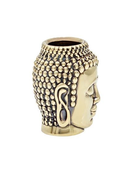 Фото шарма подвески Будда вид справа из бронзы.