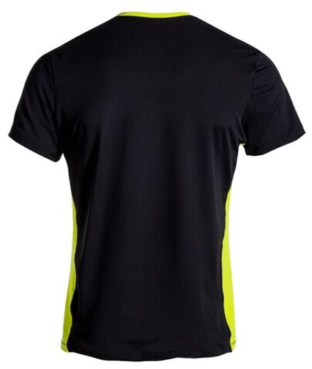Теннисная футболка Joma Court Short Sleeve T-Shirt - black/green