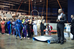 Мобильная гимнастическая стойка