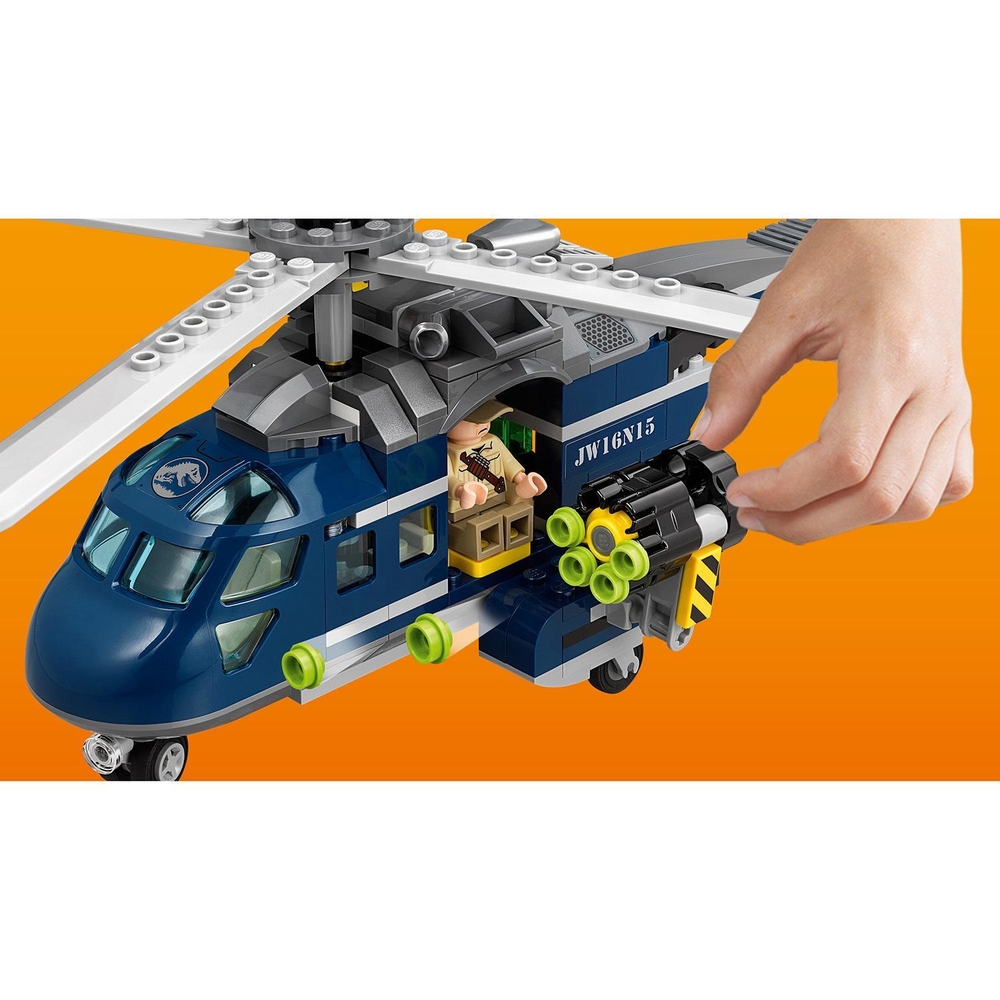 LEGO Jurassic World: Погоня за Блю на вертолёте 75928 — Blue‘s Helicopter Pursuit — Лего Мир юрского периода